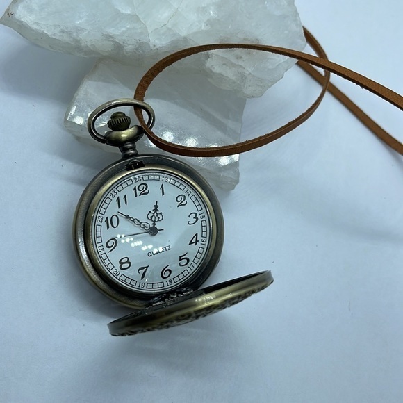 Brass Watch Necklace - Picture 2 of 6